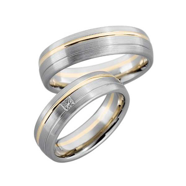 Sickinger-trouw-ringen-met-rose-gouden-baan-diamant-0-06ct-Circles-Trouwringen-Zwijndrecht